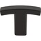 Elements 1-1/2" Overall Length Matte Black Square Thatcher Cabinet "T" Knob 859T-MB - alternate 3